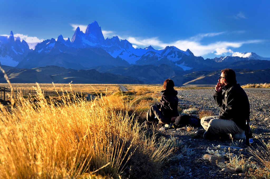 Taking a break in El Chalten