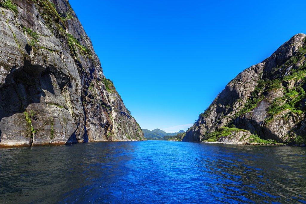 The towering walls of Trollfjorden