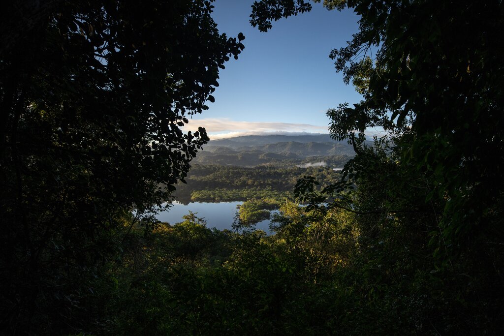 Look out over the lagoons of Metzabok