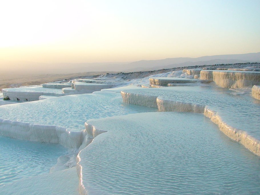 The hot springs at Pamukkale