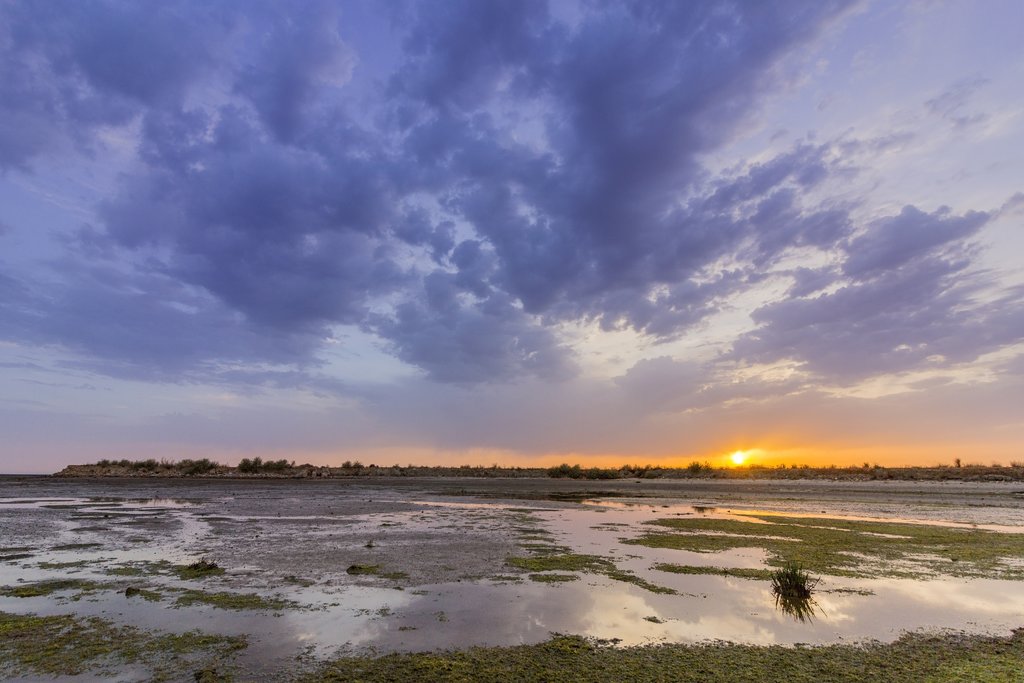 Olhao salt marsh inlet