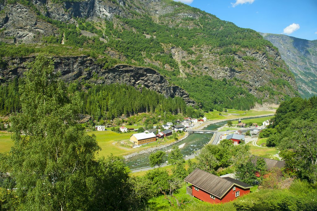 Scenery between Myrdal and Flåm