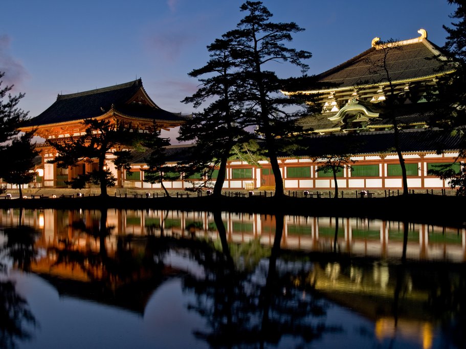 Todai-ji Temple at Night, Nara