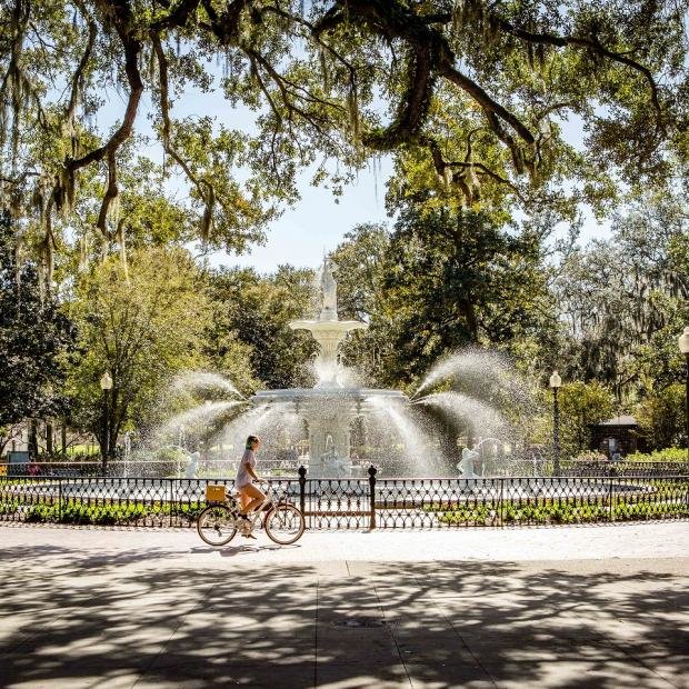 Forsyth Park, courtesy of Visit Savannah