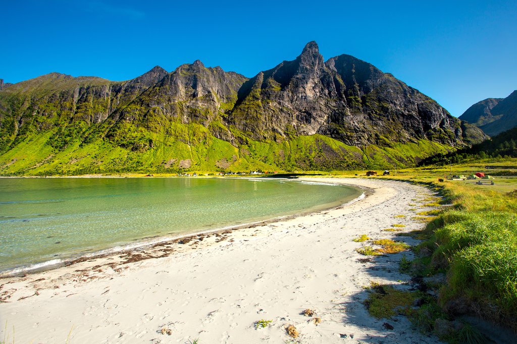 A remote beach on Senja island