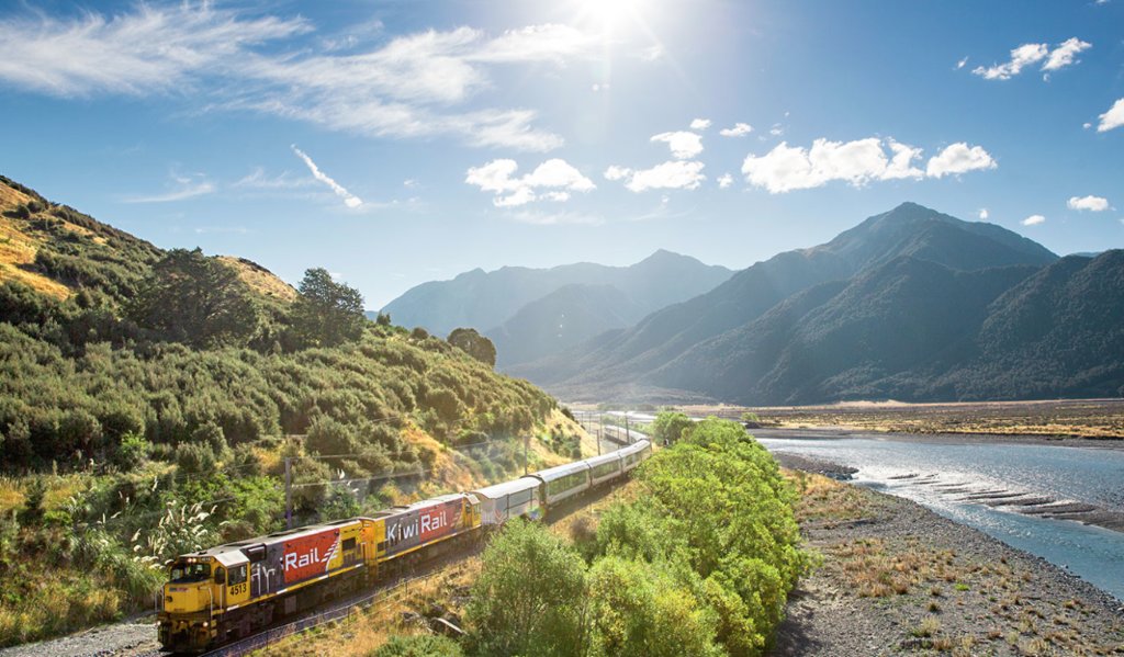 Catch the world famous TranzAlpine train to Christchurch