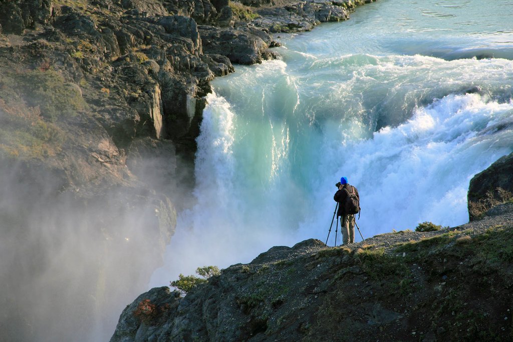 The Paine River's Salto Grande waterfall