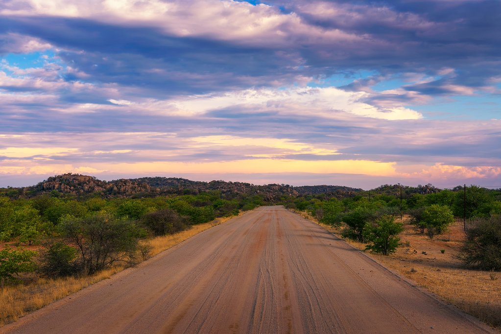 You'll see a variety of landscapes on this route