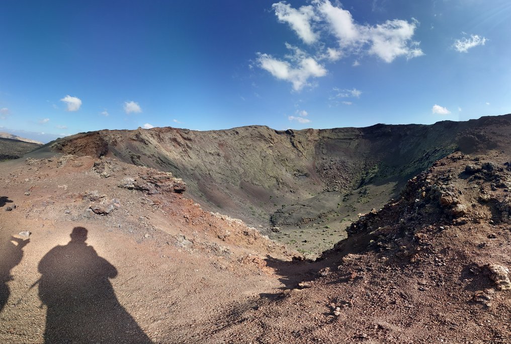 Volcanic crater in Timanfaya