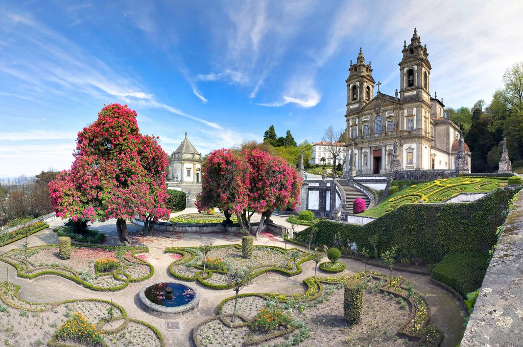 Landscaped gardens in Braga