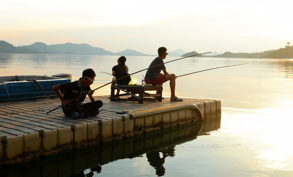 Fishing is one of the activities you can enjoy at Batang Ai Lake