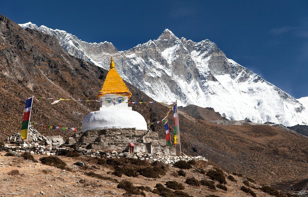 A typical stupa sighting on this trek