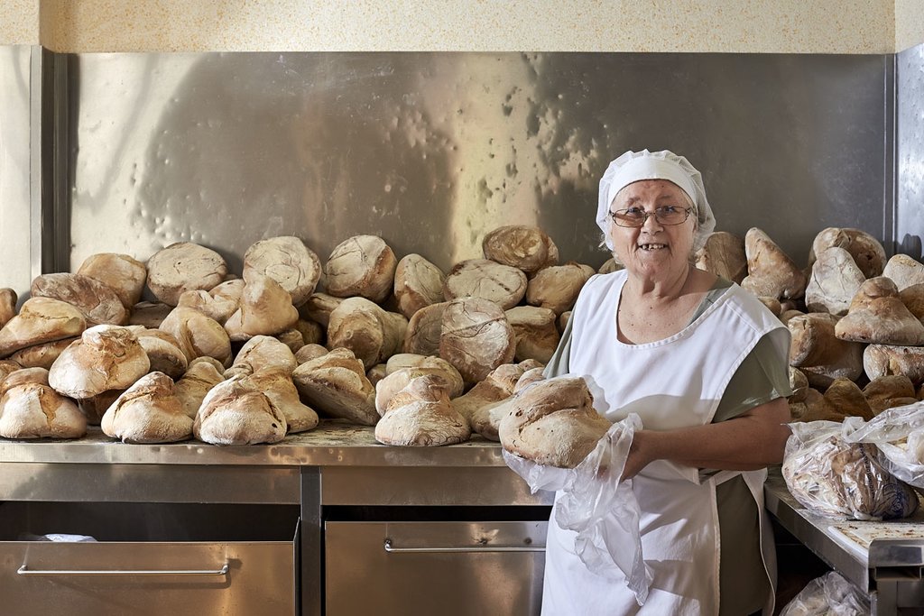 Freshly baked bread
