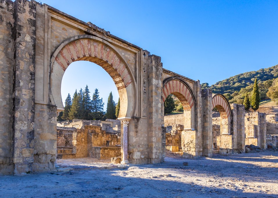 The ruins of the Medina Azahara, located outside Córdoba