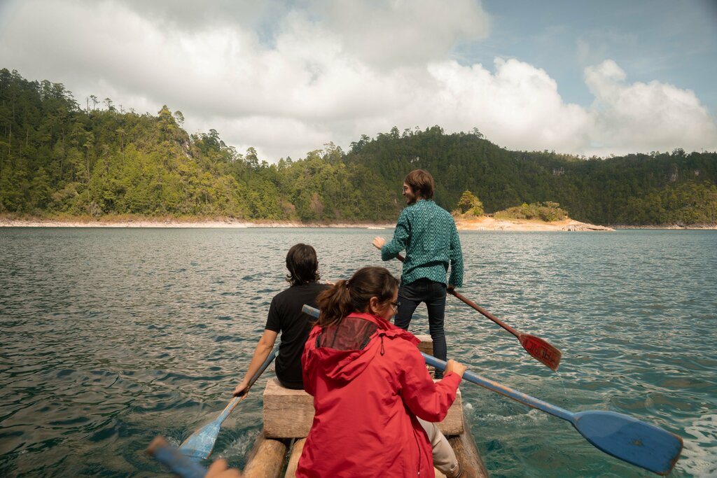 Raft tour in Montebellos lakes