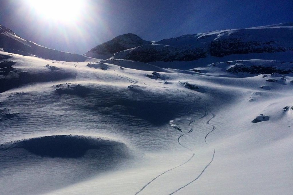 Skiing the Romsdal Alps