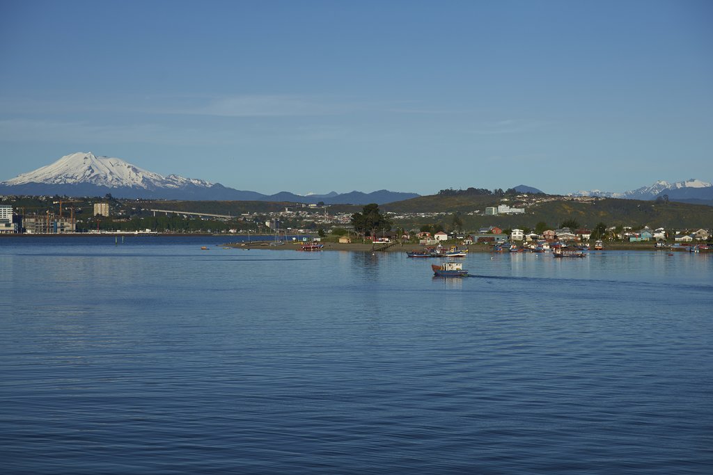 Waterfront views in Puerto Montt