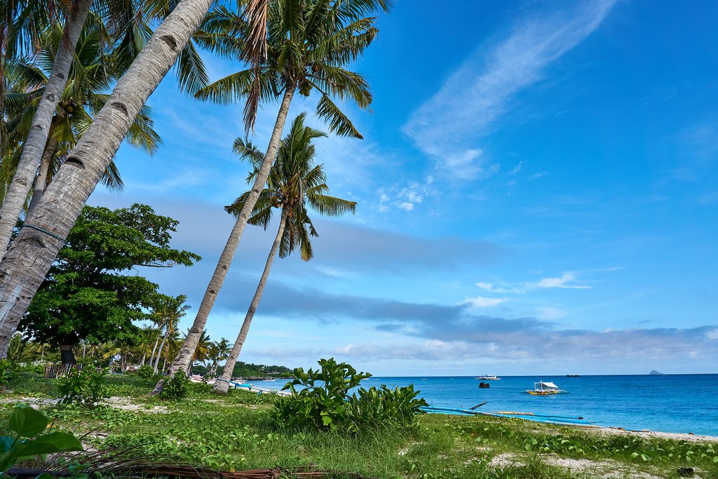 View of the beach on Malapascua