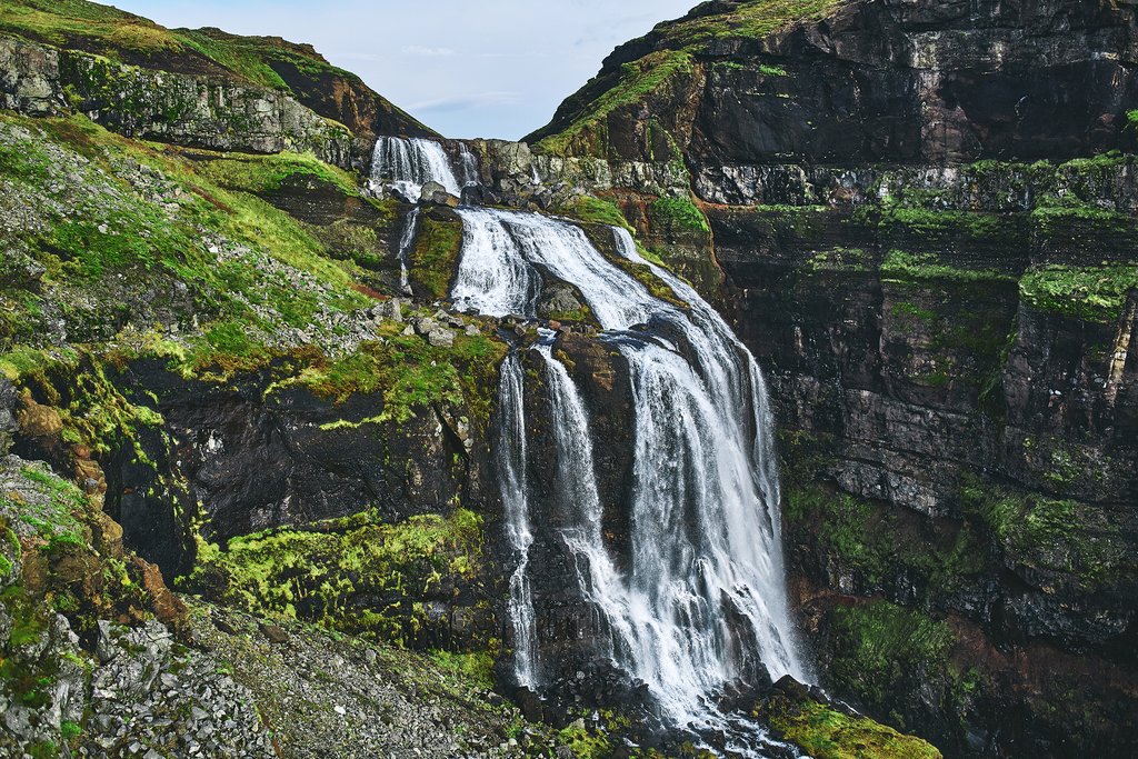 Glymur waterfall