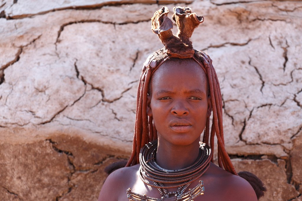Himba woman in Namibia