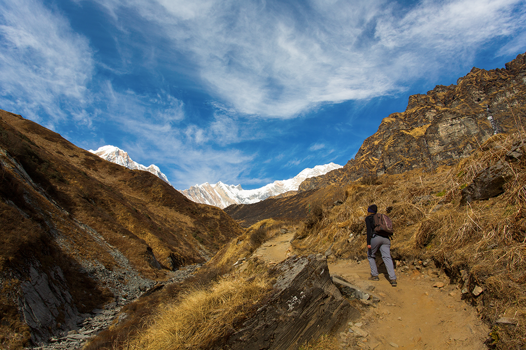 Trail to Annapurna Base Camp