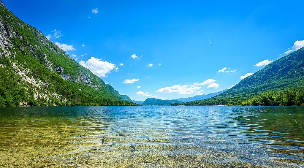 Lake Bohinj is known for its crystal clear water