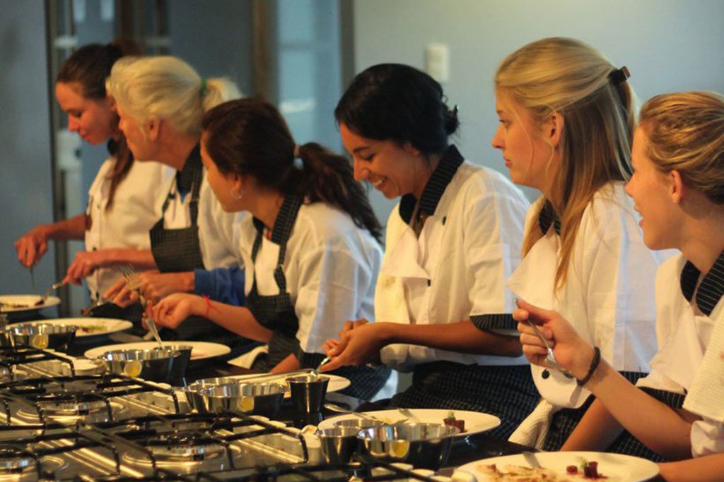 Rooftop cooking course