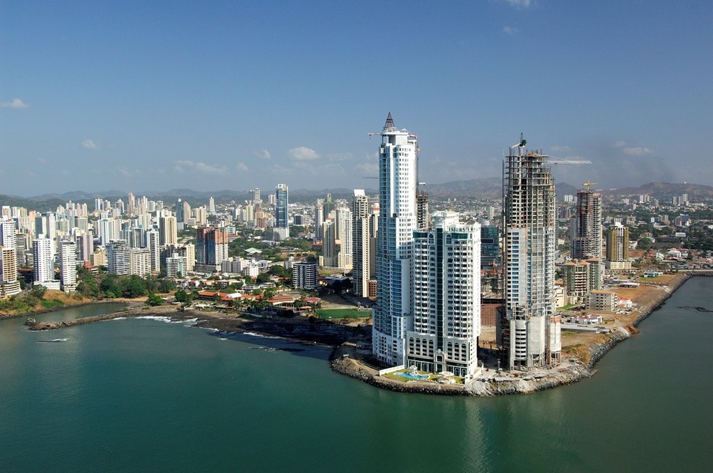 Panama City modern skycrapers