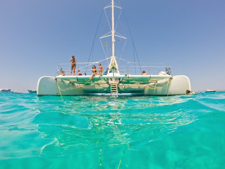 Catamaran Trip around Mallorca with Snorkeling, Kayaking or Paddleboarding