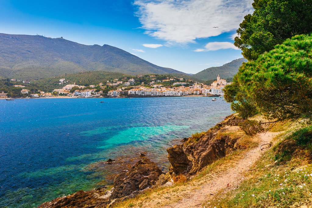 A coastal path in the Costa Brava