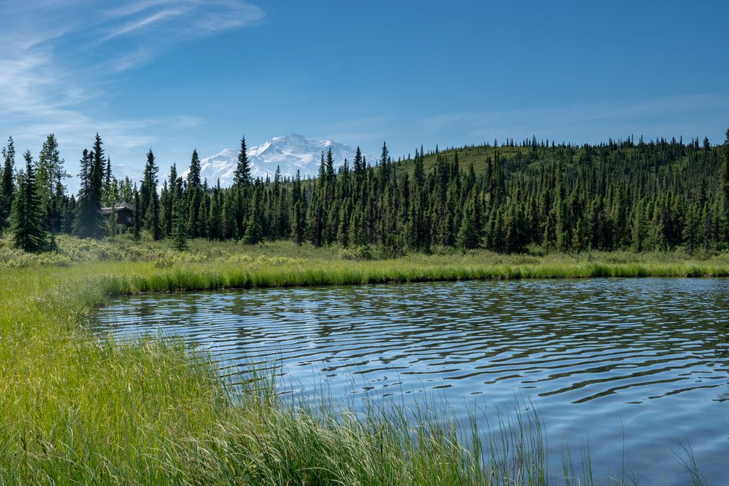Alaska - Wonder Lake and Mount Denali in background