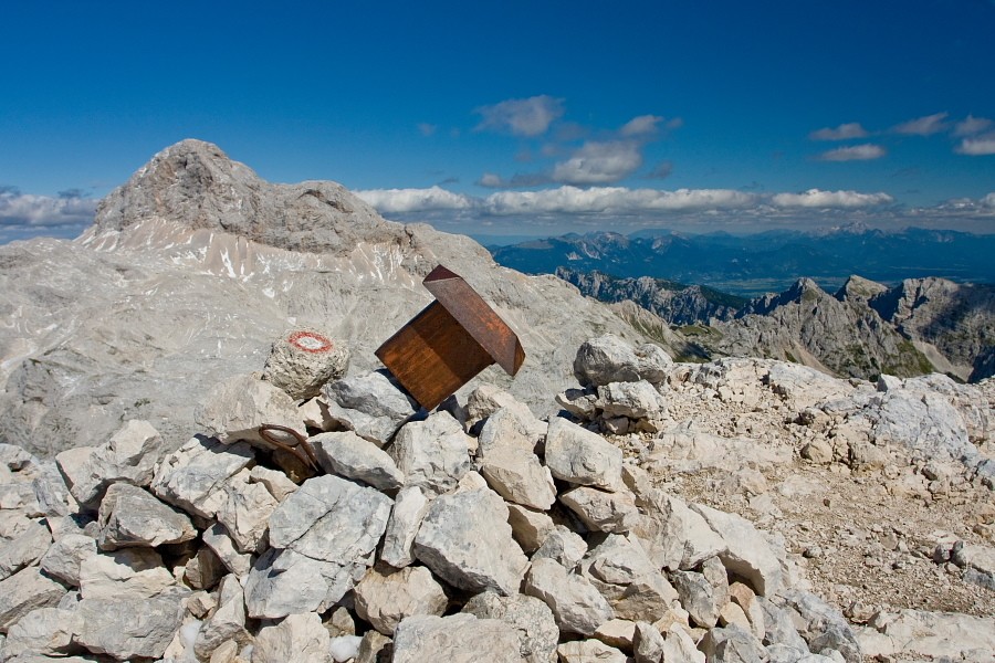 Spot Mount Triglav in the distance