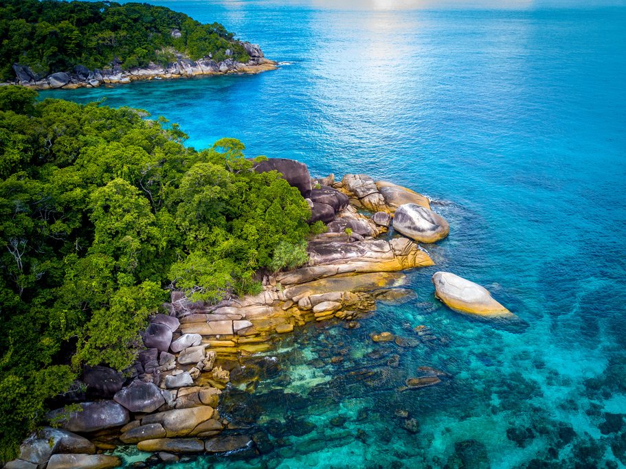 Turquoise water in Myeik Island