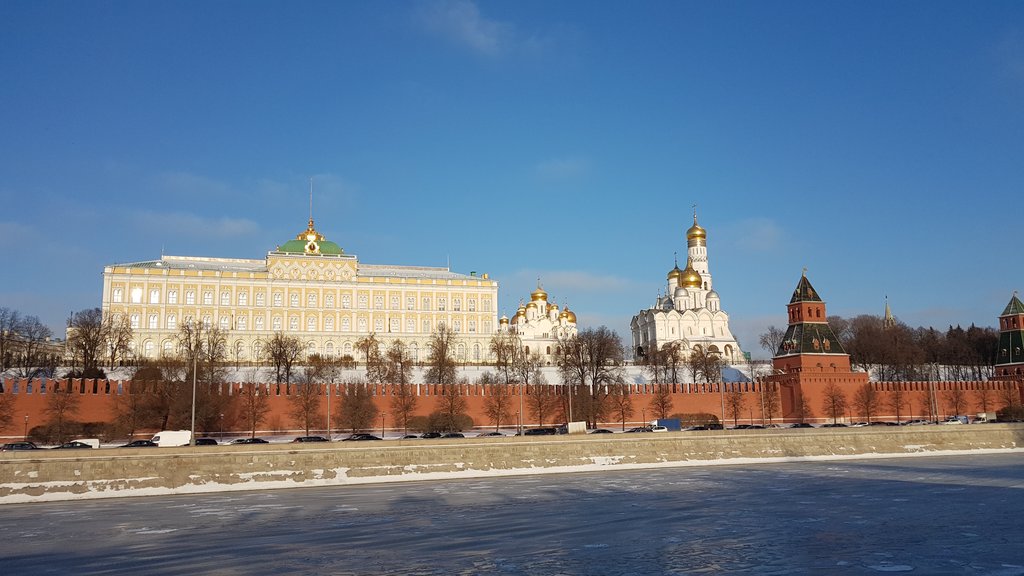 View of the Kremlin across the river
