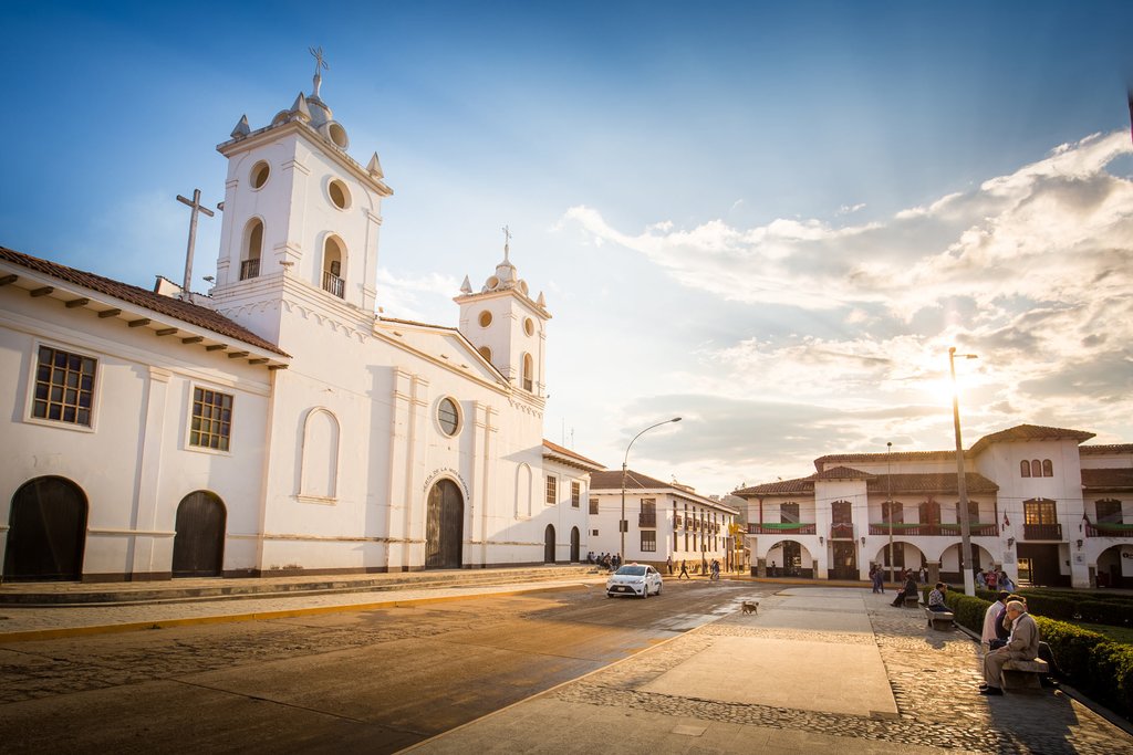 Chachapoyas, colonial-style city and capital of the region Amazonas