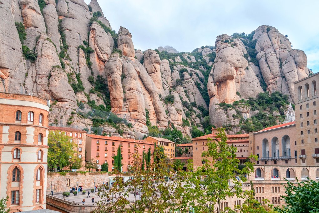 The monastery of Santa Maria de Montserrat