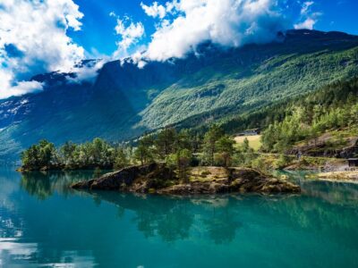 Beautiful Nature Norway natural landscape.