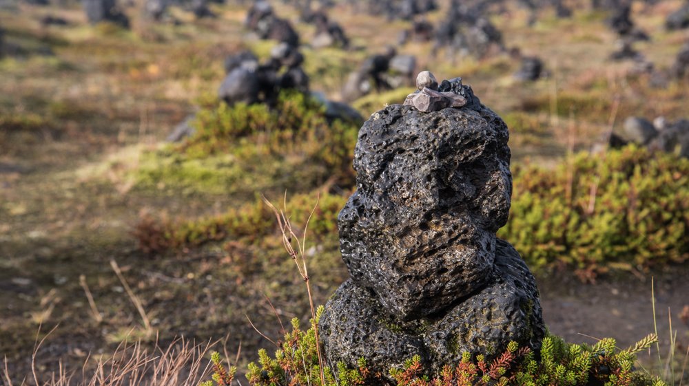 Fortune Stones at Laufskálavarða (photo by Chris McCarty)