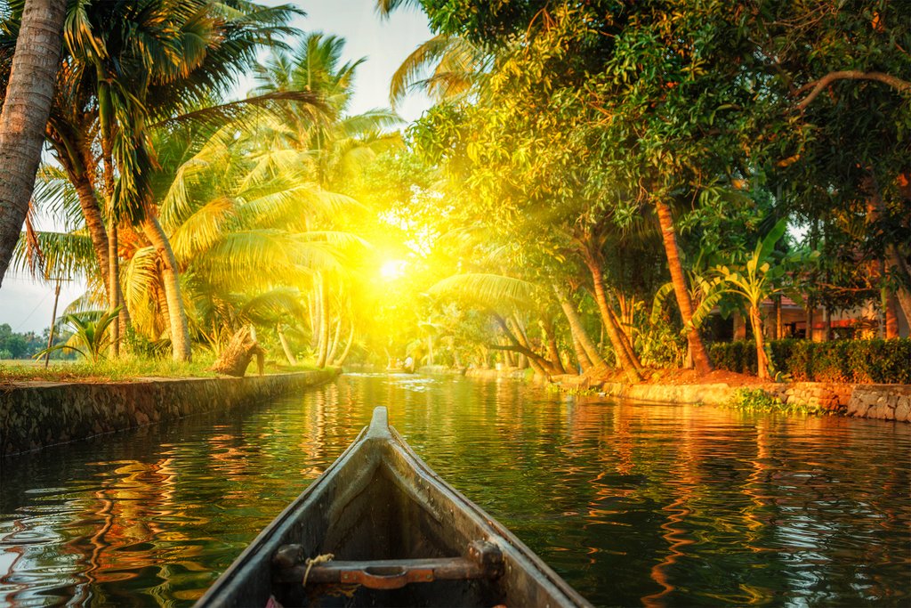 The backwaters of Kerala