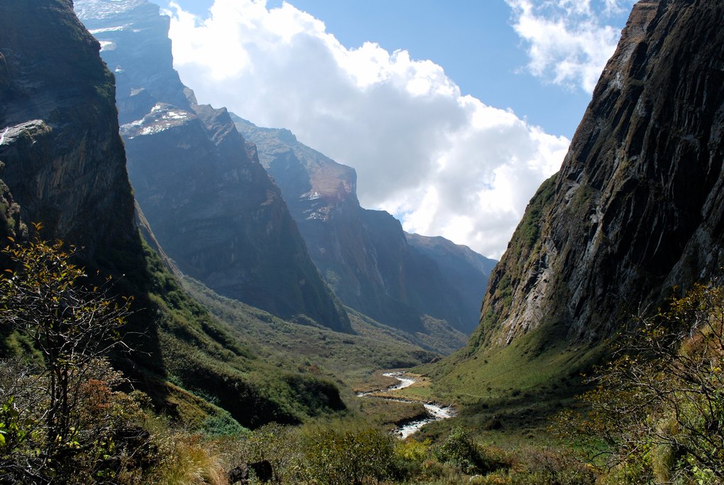 Meandering through the stunning valley