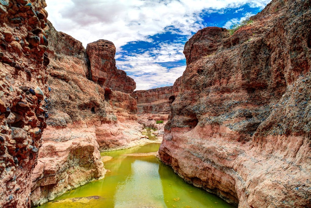 Sesriem Canyon and the Tsauchab River