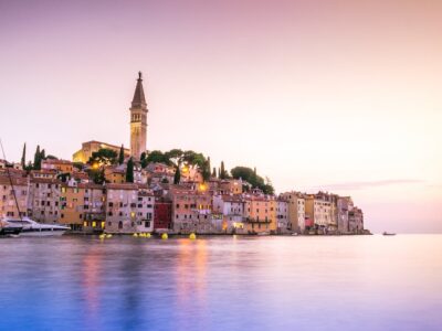 Historic Rovinj During Sunset, Croatia