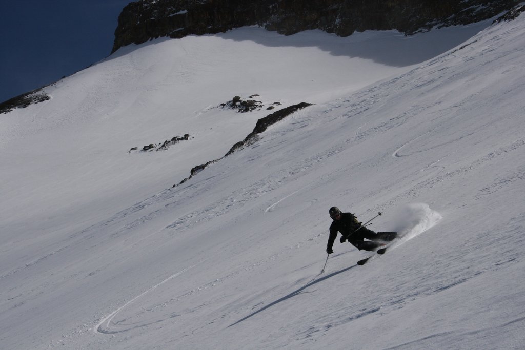 Corralco's slopes are used for training by international teams