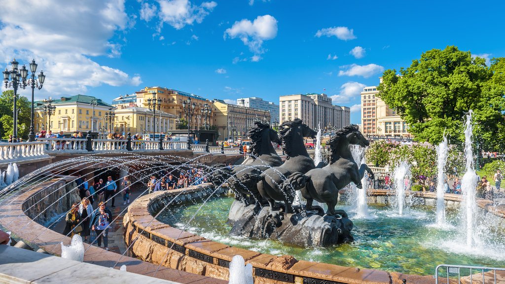 Manezhnaya Square in Moscow