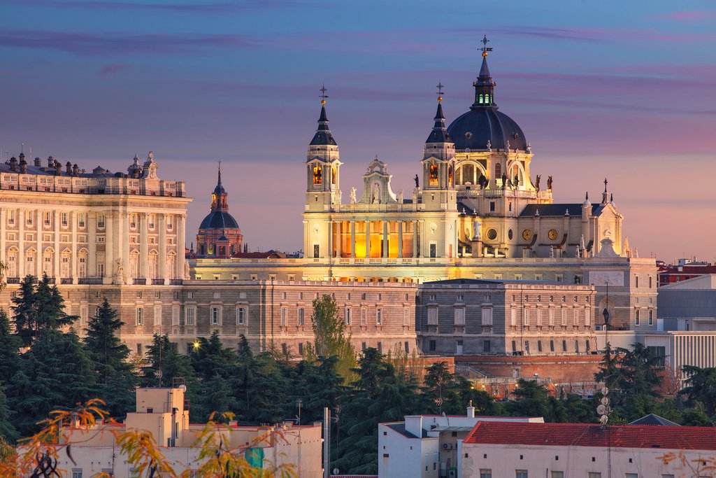 Madrid at night