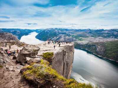 NORWAY- June 22, 2015: Preikestolen or Prekestolen, also known b
