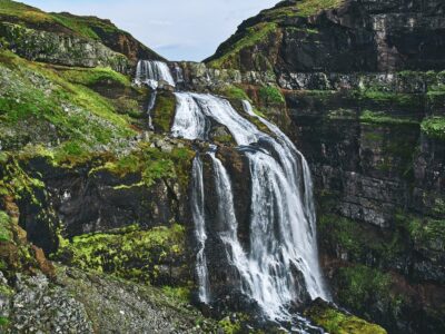travel and Hiking to Iceland's highest waterfall - Glymur.