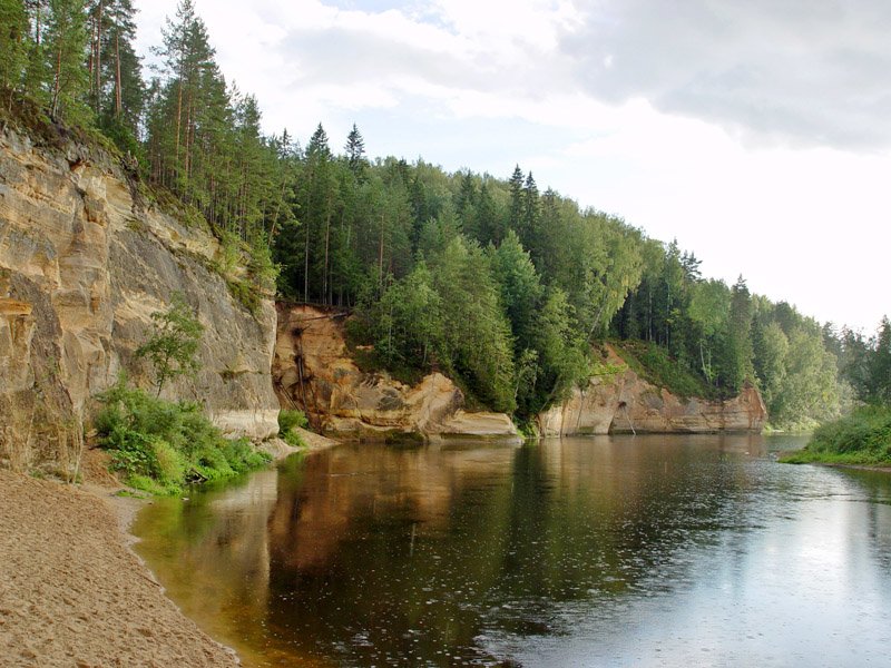 View of the Gauja River