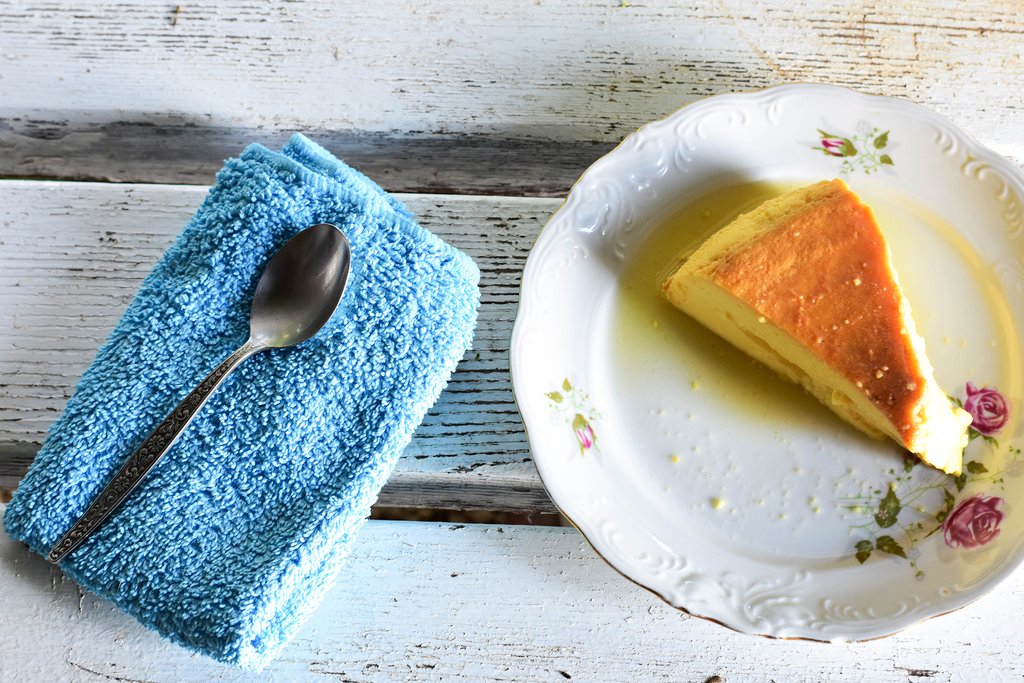 Rožata, the Croatian version of flan