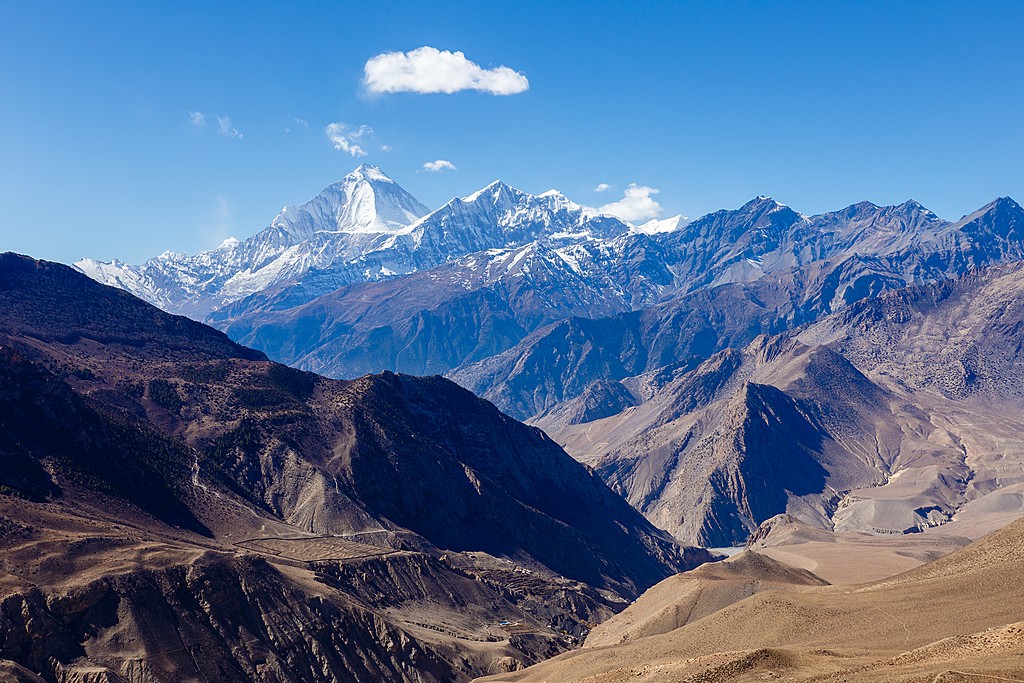 Take in the views of Mount Dhaulagiri